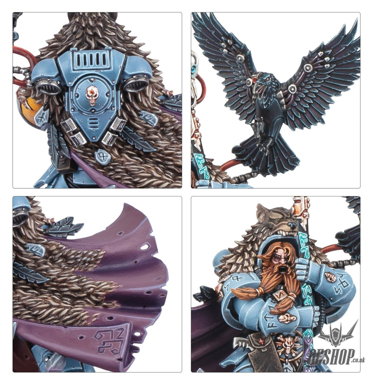 Warhammer 40,000 Space Wolves: Njal Stormcaller 53-35 Tabletop Wargame