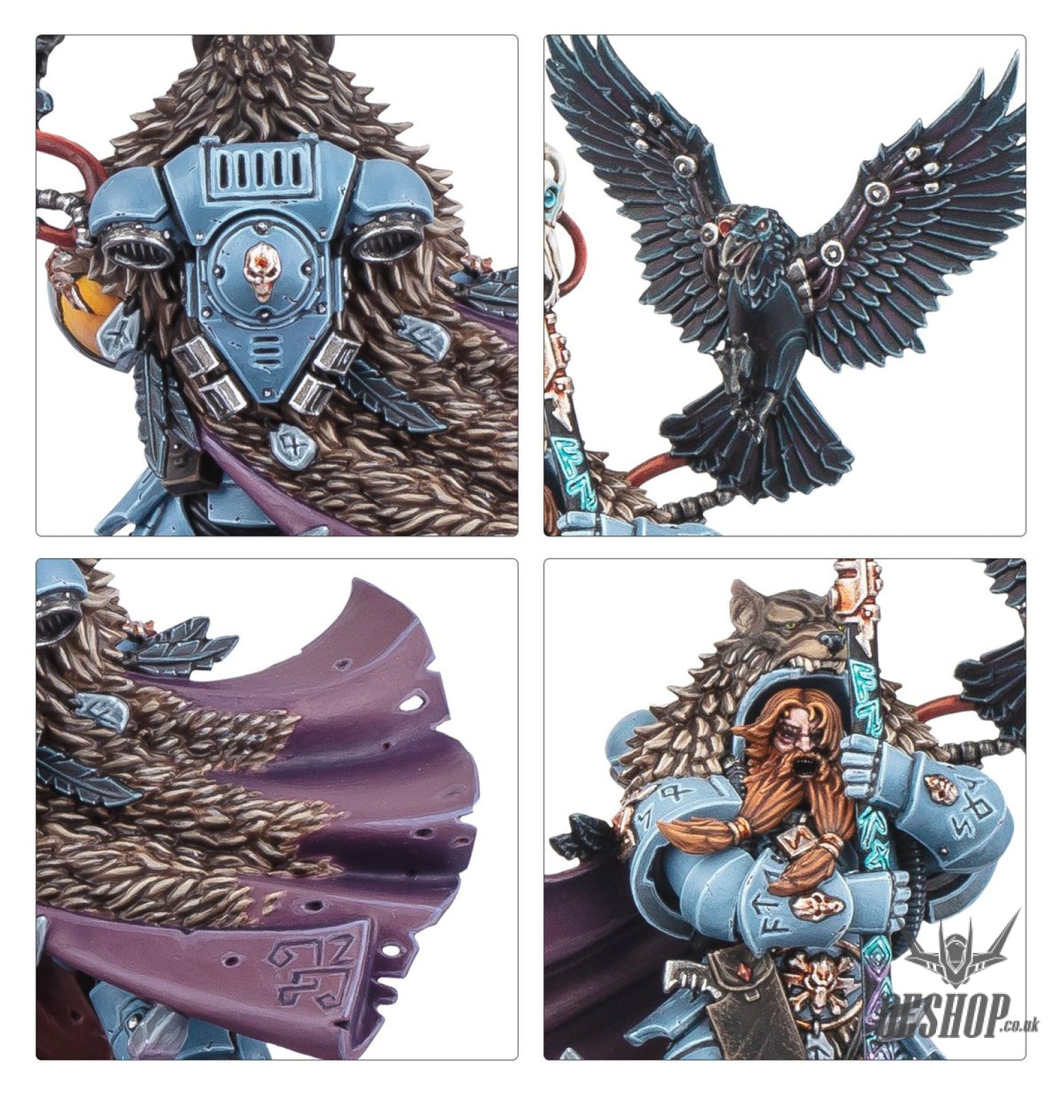 Warhammer 40,000 Space Wolves: Njal Stormcaller 53-35 Tabletop Wargame