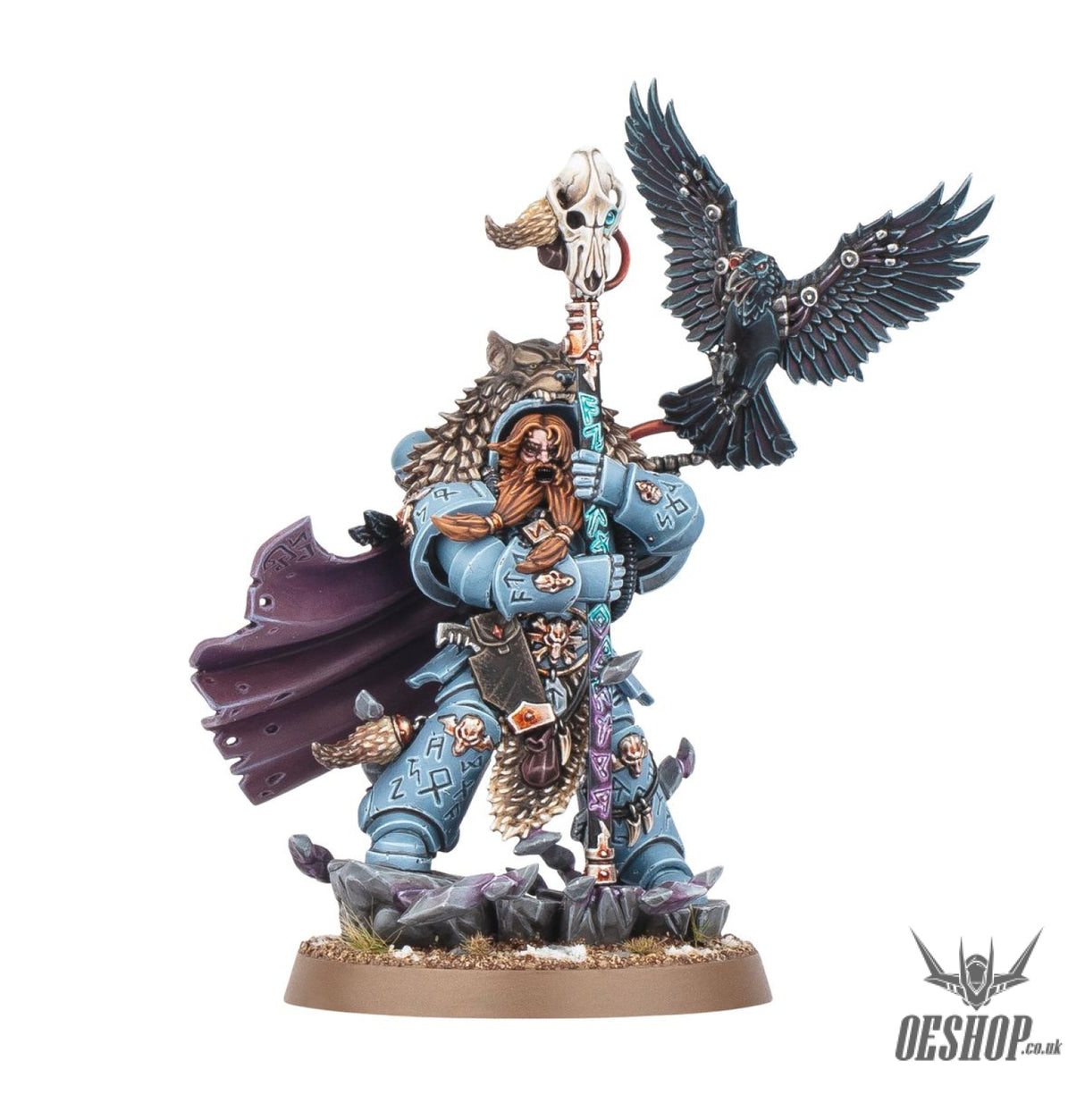 Warhammer 40,000 Space Wolves: Njal Stormcaller 53-35 Tabletop Wargame