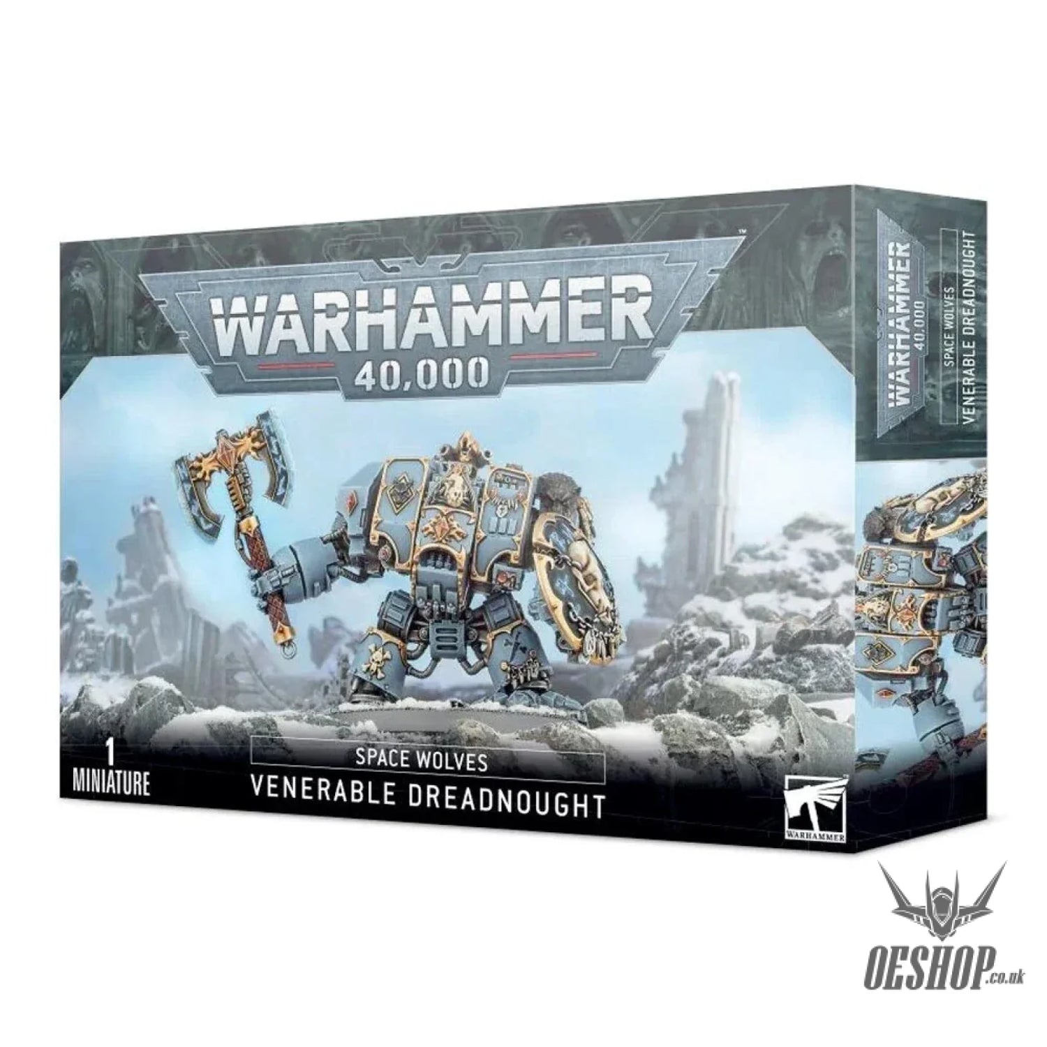 Warhammer 40,000 Space Wolves: Venerable Dreadnought 53-12 Tabletop Wargame