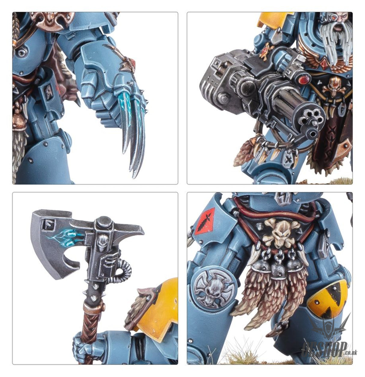 Warhammer 40,000 Space Wolves: Wolf Guard Terminators 53-36 Tabletop Wargame