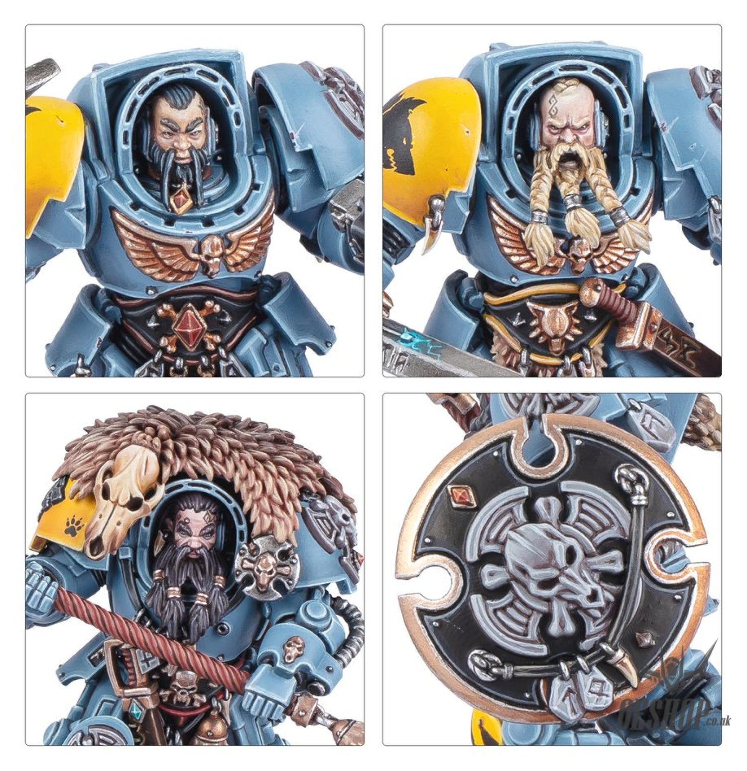 Warhammer 40,000 Space Wolves: Wolf Guard Terminators 53-36 Tabletop Wargame
