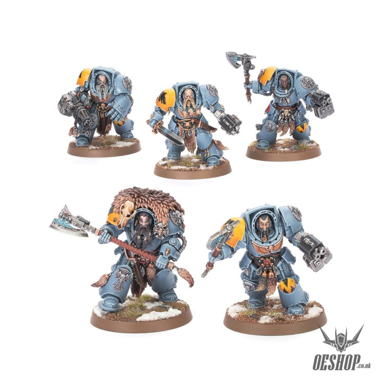 Warhammer 40,000 Space Wolves: Wolf Guard Terminators 53-36 Tabletop Wargame