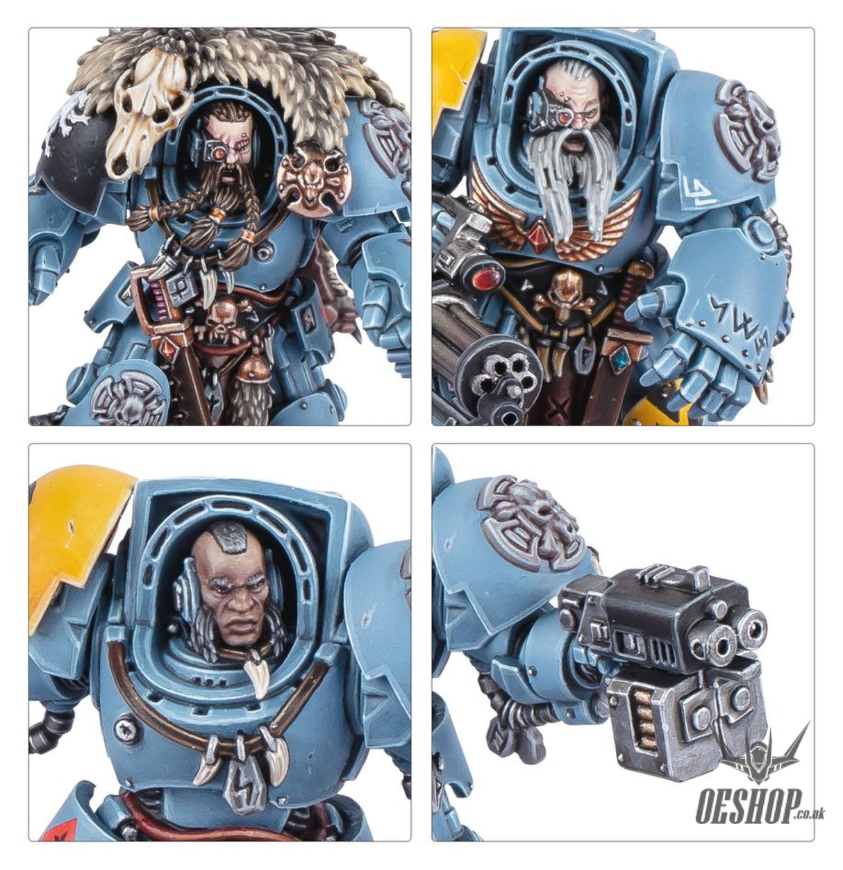 Warhammer 40,000 Space Wolves: Wolf Guard Terminators 53-36 Tabletop Wargame