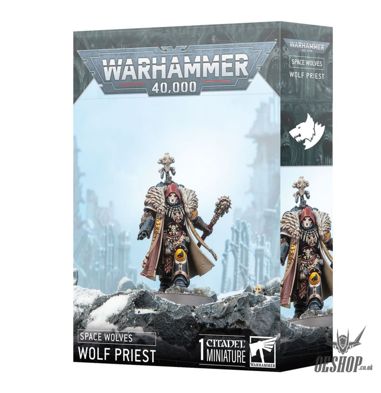 Warhammer 40,000 Space Wolves: Wolf Priest 53-32 Tabletop Wargame