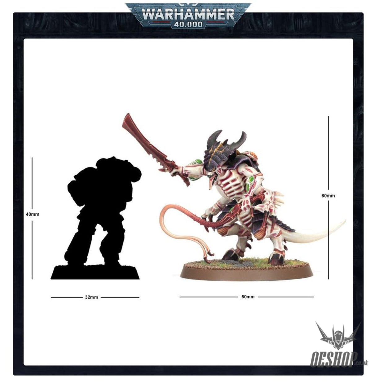Warhammer 40,000 Tyranids: Tyranid Warriors 51-18 Tabletop Wargame