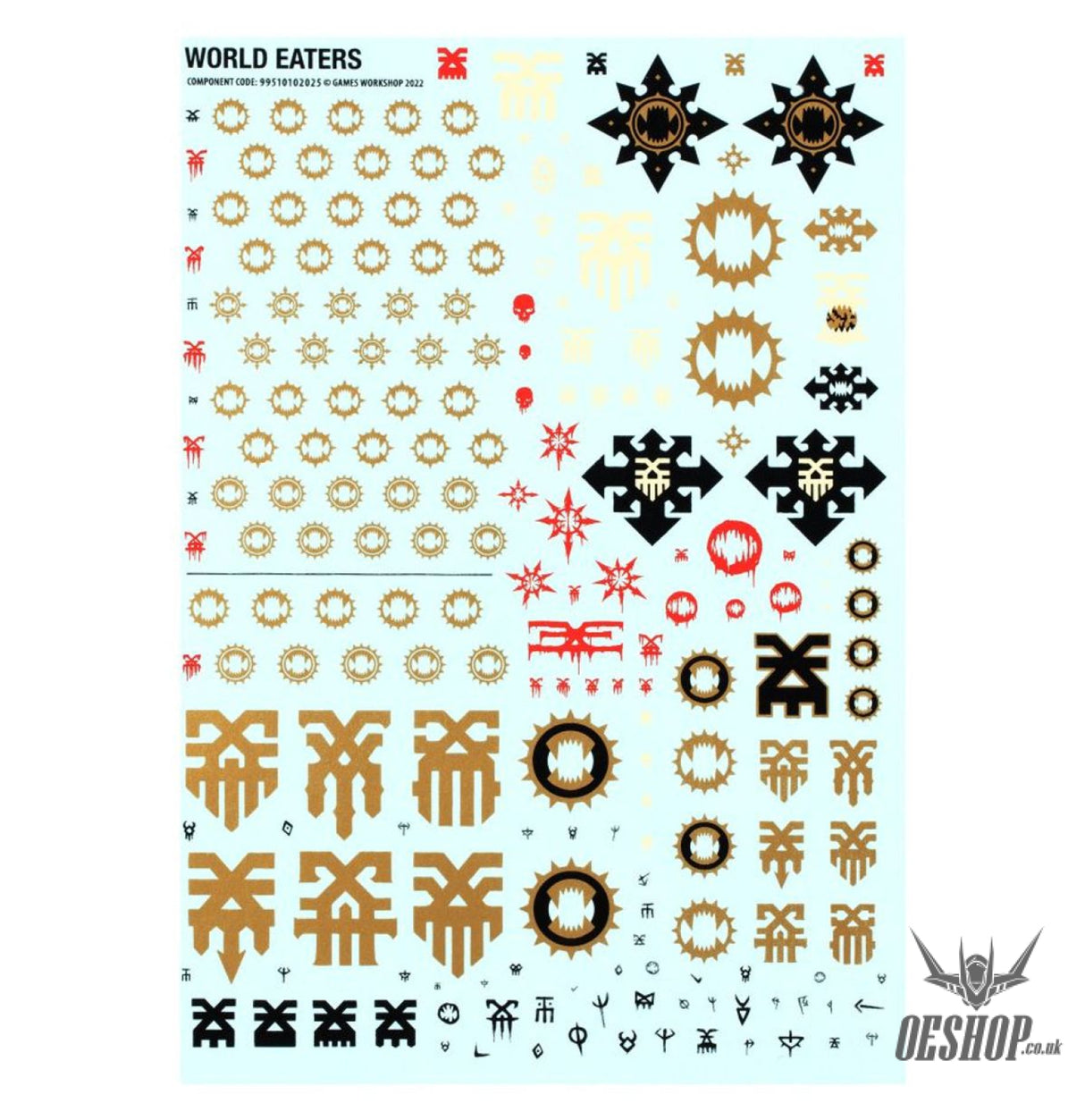 Warhammer 40,000 World Eaters: Khorne Bezerkers 43-10 Tabletop Wargame