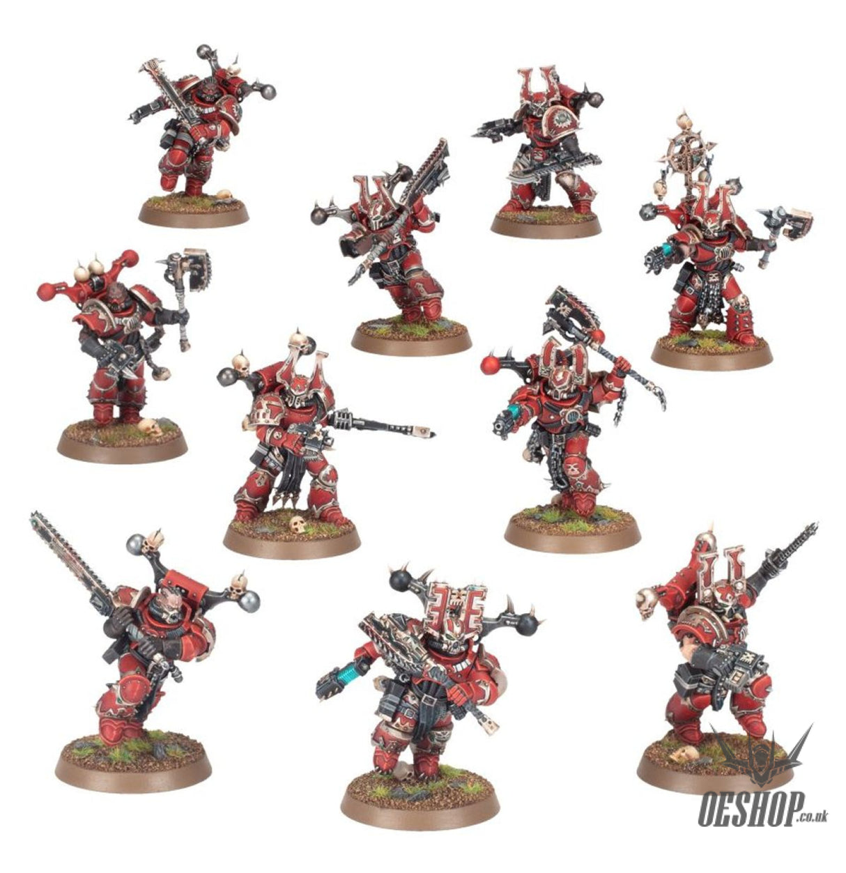 Warhammer 40,000 World Eaters: Khorne Bezerkers 43-10 Tabletop Wargame