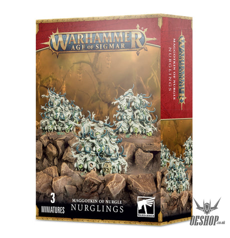 Warhammer Age Of Sigmar Chaos Daemons: Maggotkin of Nurgle - Nurglings 97-18 Tabletop Wargame