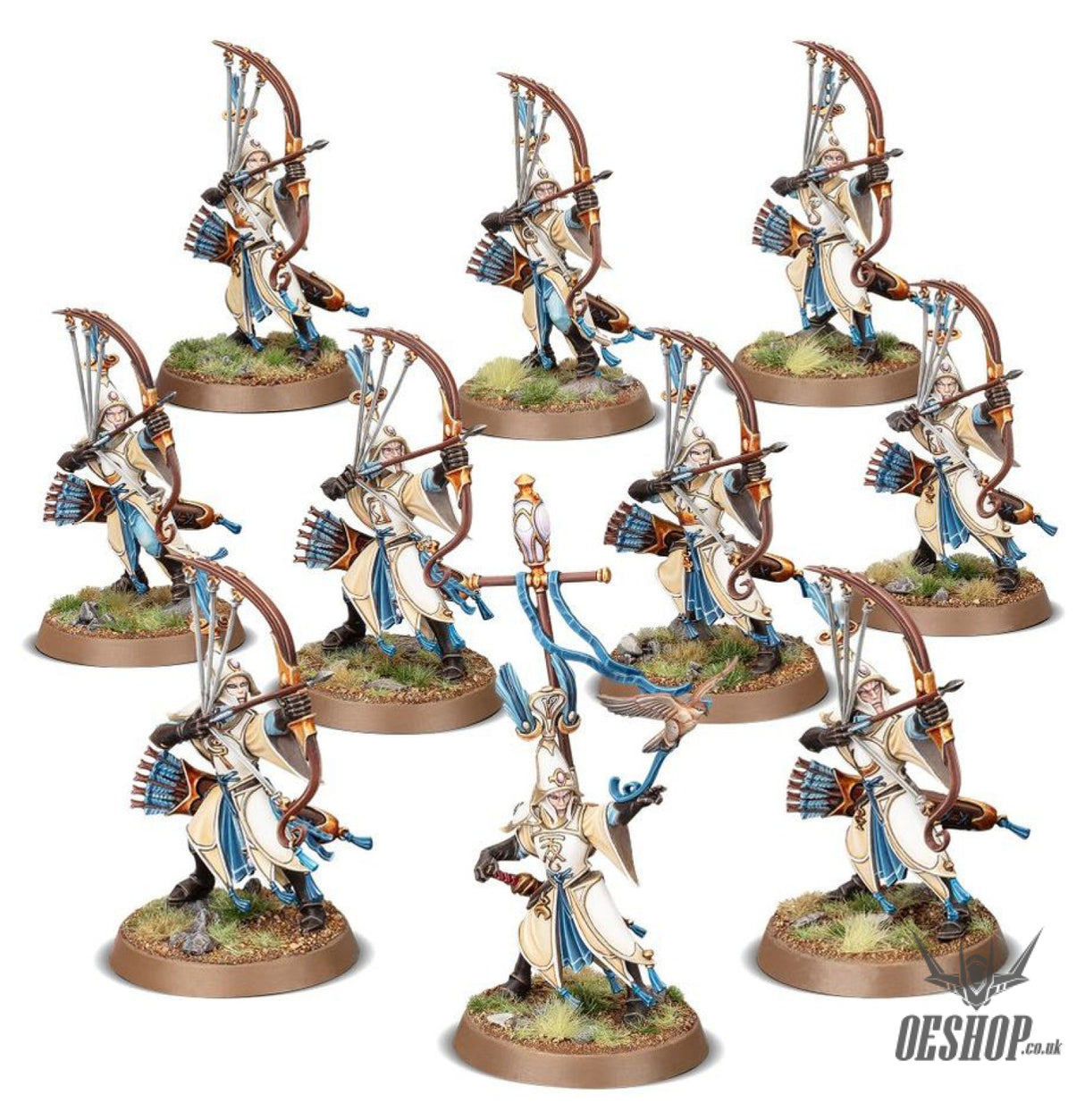 Warhammer Age Of Sigmar Lumineth Realm Lords: Vanari Auralan Sentinels 87-58 Tabletop Wargame