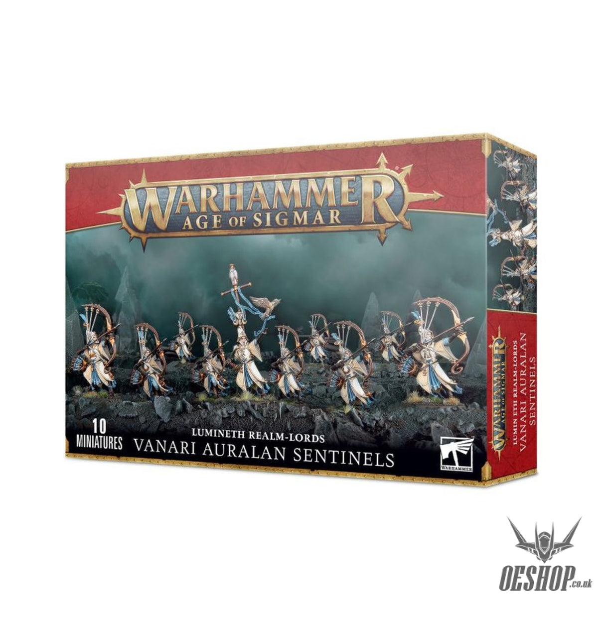 Warhammer Age Of Sigmar Lumineth Realm Lords: Vanari Auralan Sentinels 87-58 Tabletop Wargame