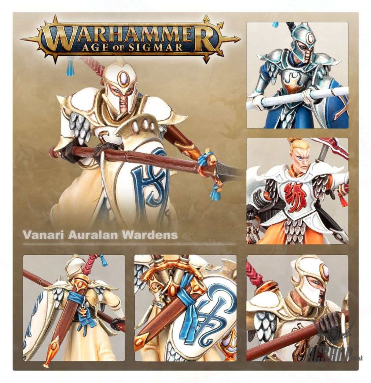 Warhammer Age Of Sigmar Lumineth Realm Lords: Vanari Auralan Wardens 87-59 Tabletop Wargame