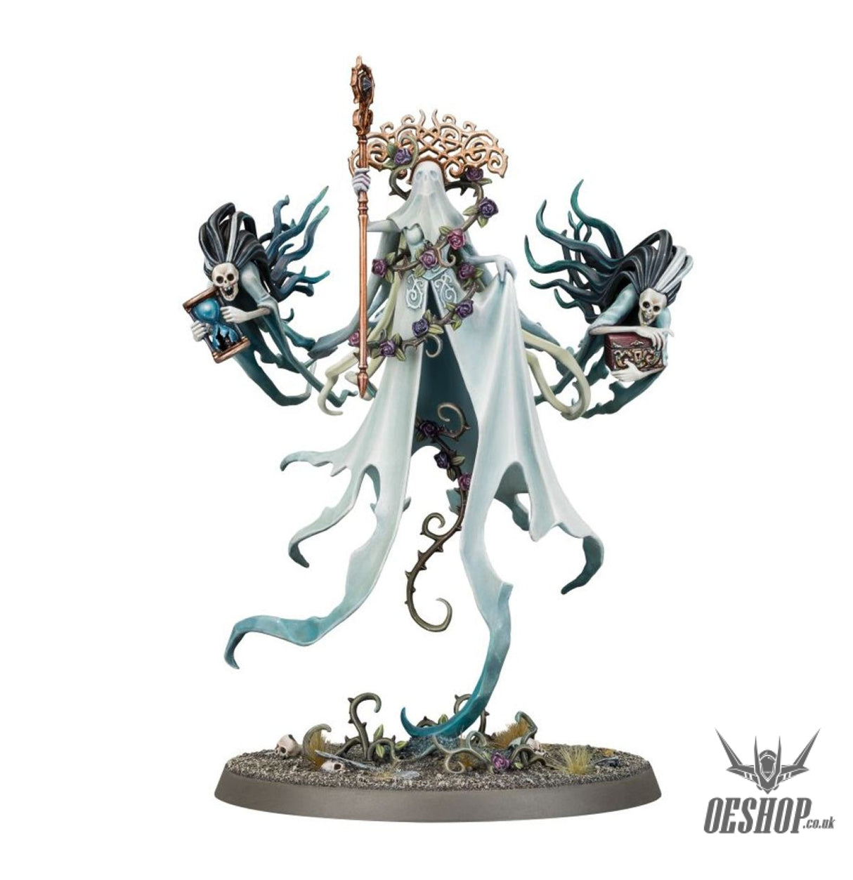 Warhammer Age Of Sigmar Nighthaunt: Lady Olynder Mortarch of Grief 91-25 Tabletop Wargame
