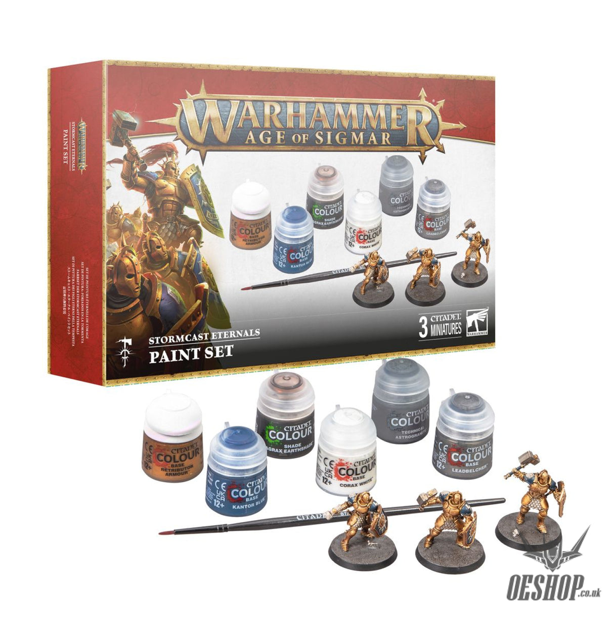 Warhammer Age of Sigmar Paint Set: Stormcast 60-10 Painting Consumables