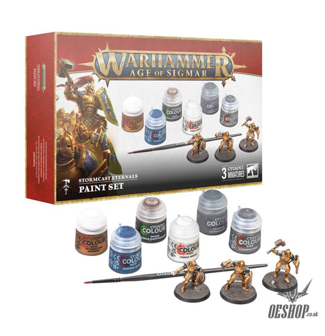 Warhammer Age of Sigmar Paint Set: Stormcast 60-10 Painting Consumables
