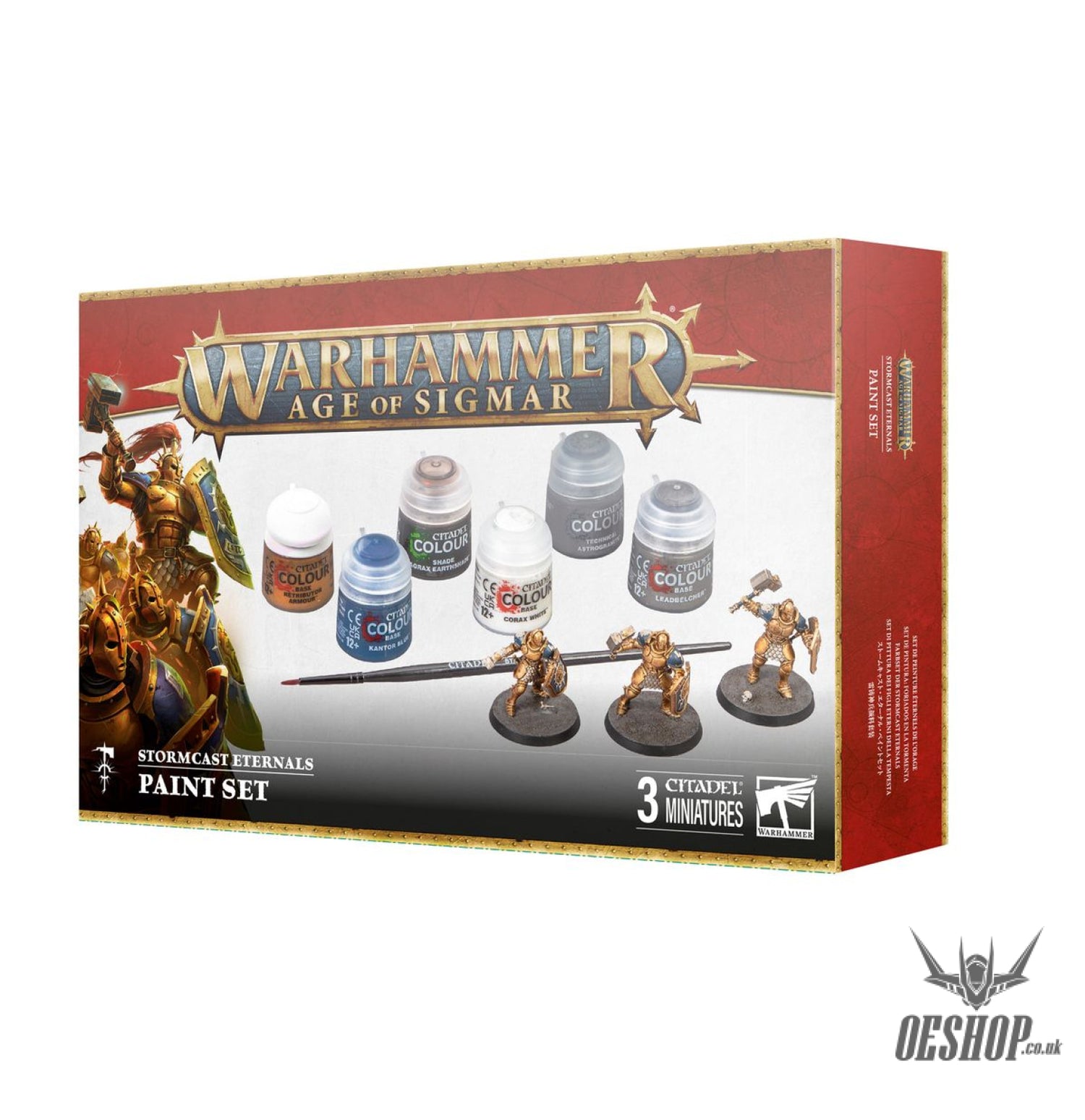 Warhammer Age of Sigmar Paint Set: Stormcast 60-10 Painting Consumables