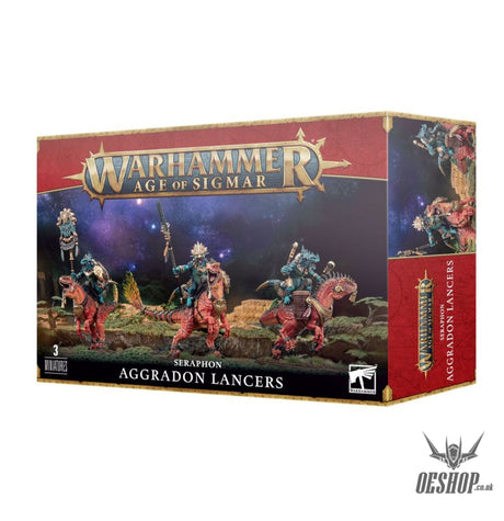 Warhammer Age Of Sigmar Seraphon: Aggradon Lancers 88-18 Tabletop Wargame