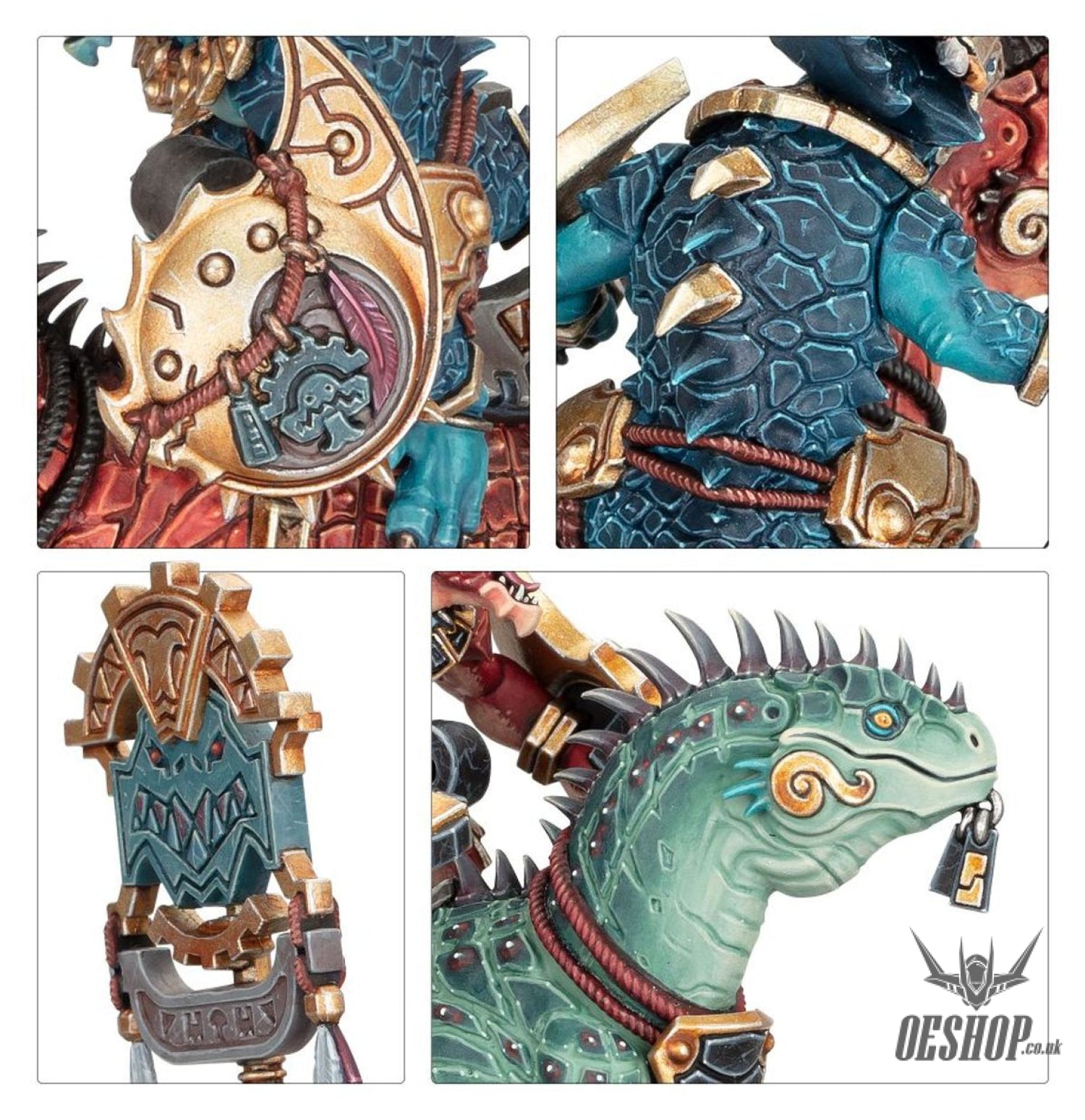 Warhammer Age Of Sigmar Seraphon: Aggradon Lancers 88-18 Tabletop Wargame