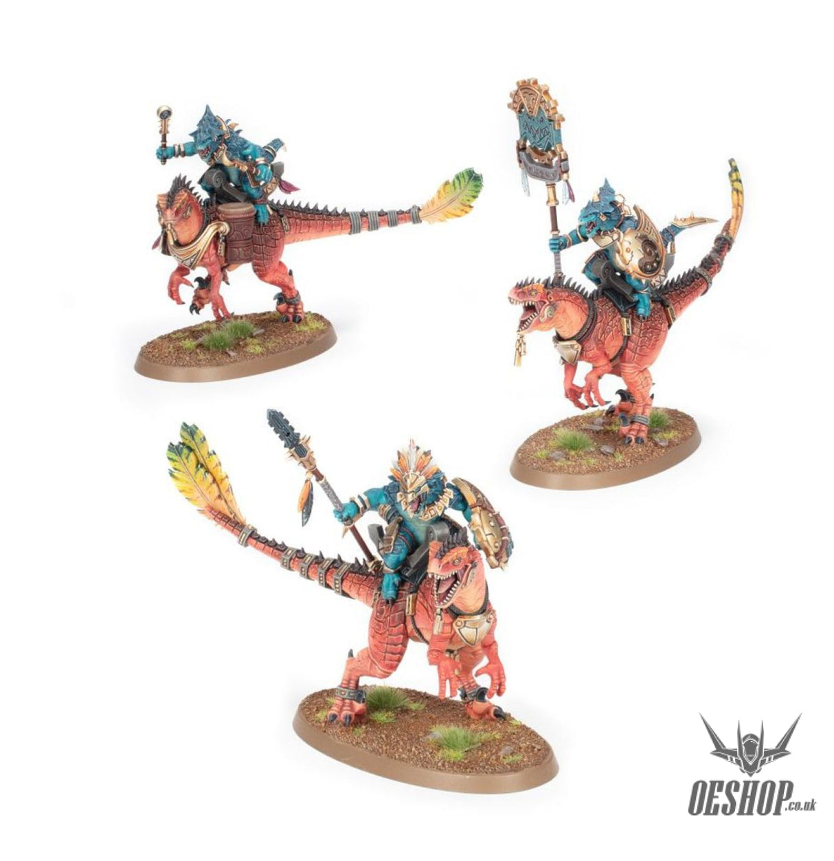 Warhammer Age Of Sigmar Seraphon: Aggradon Lancers 88-18 Tabletop Wargame