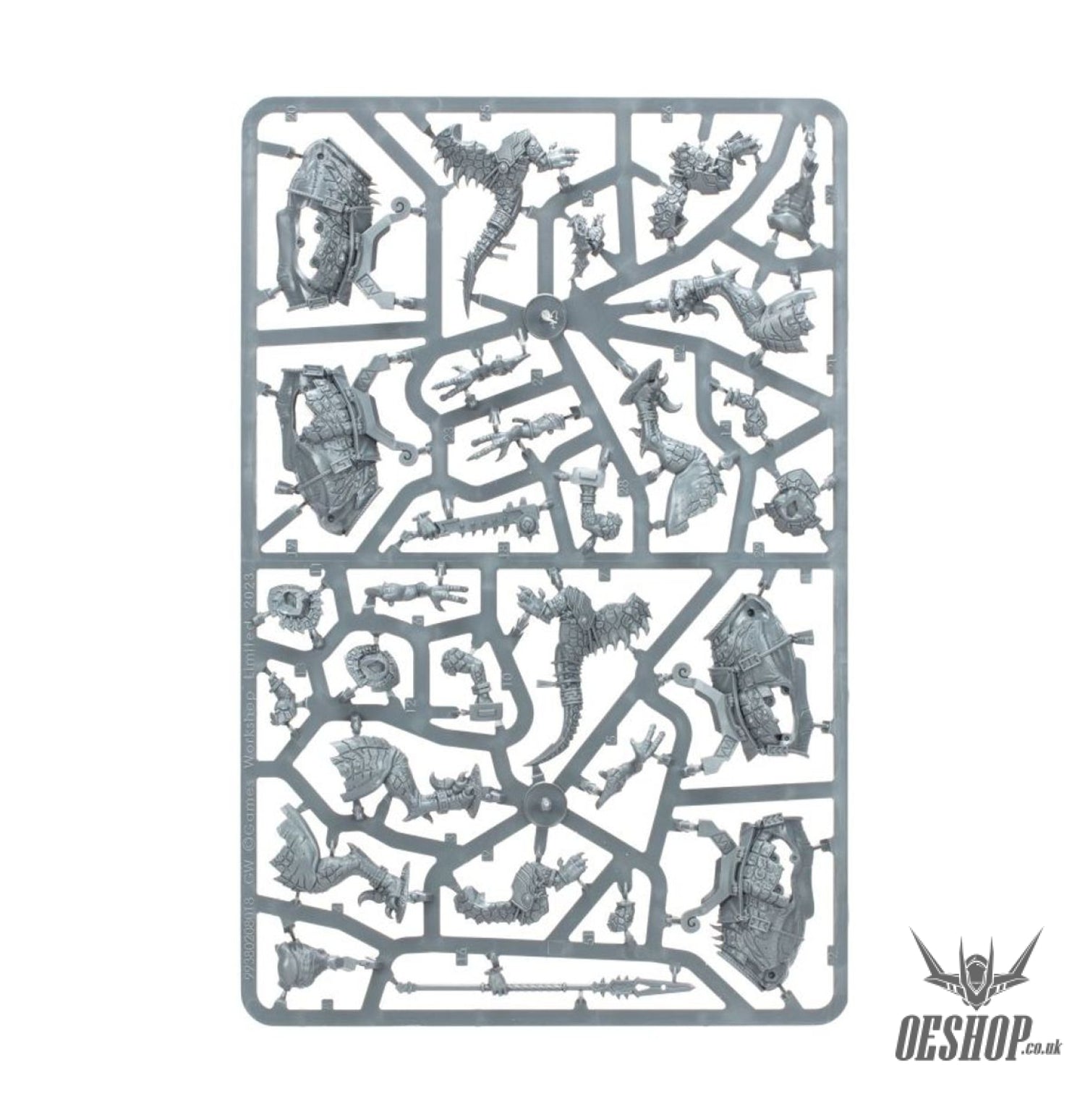 Warhammer Age Of Sigmar Seraphon: Aggradon Lancers 88-18 Tabletop Wargame