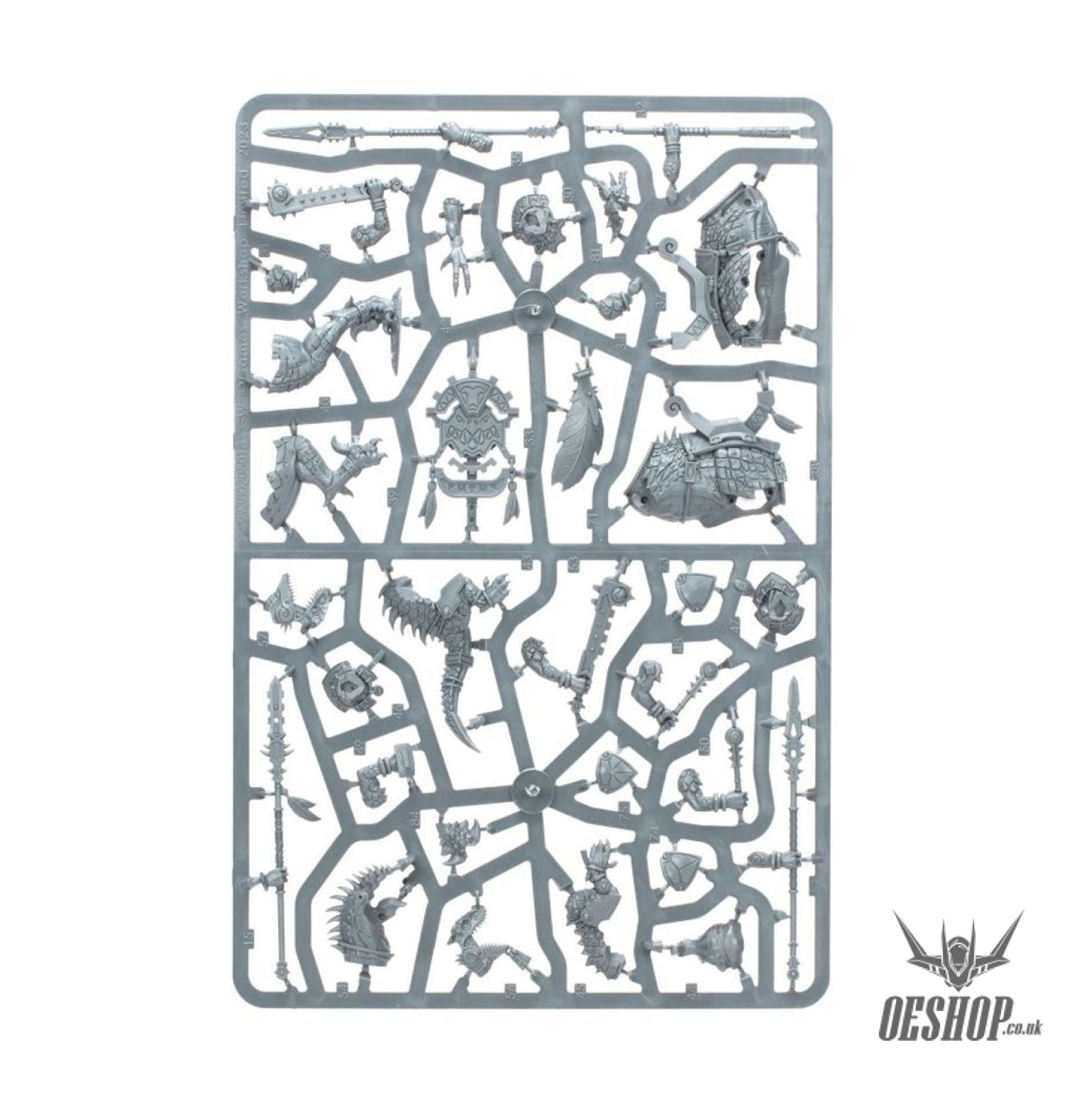 Warhammer Age Of Sigmar Seraphon: Aggradon Lancers 88-18 Tabletop Wargame