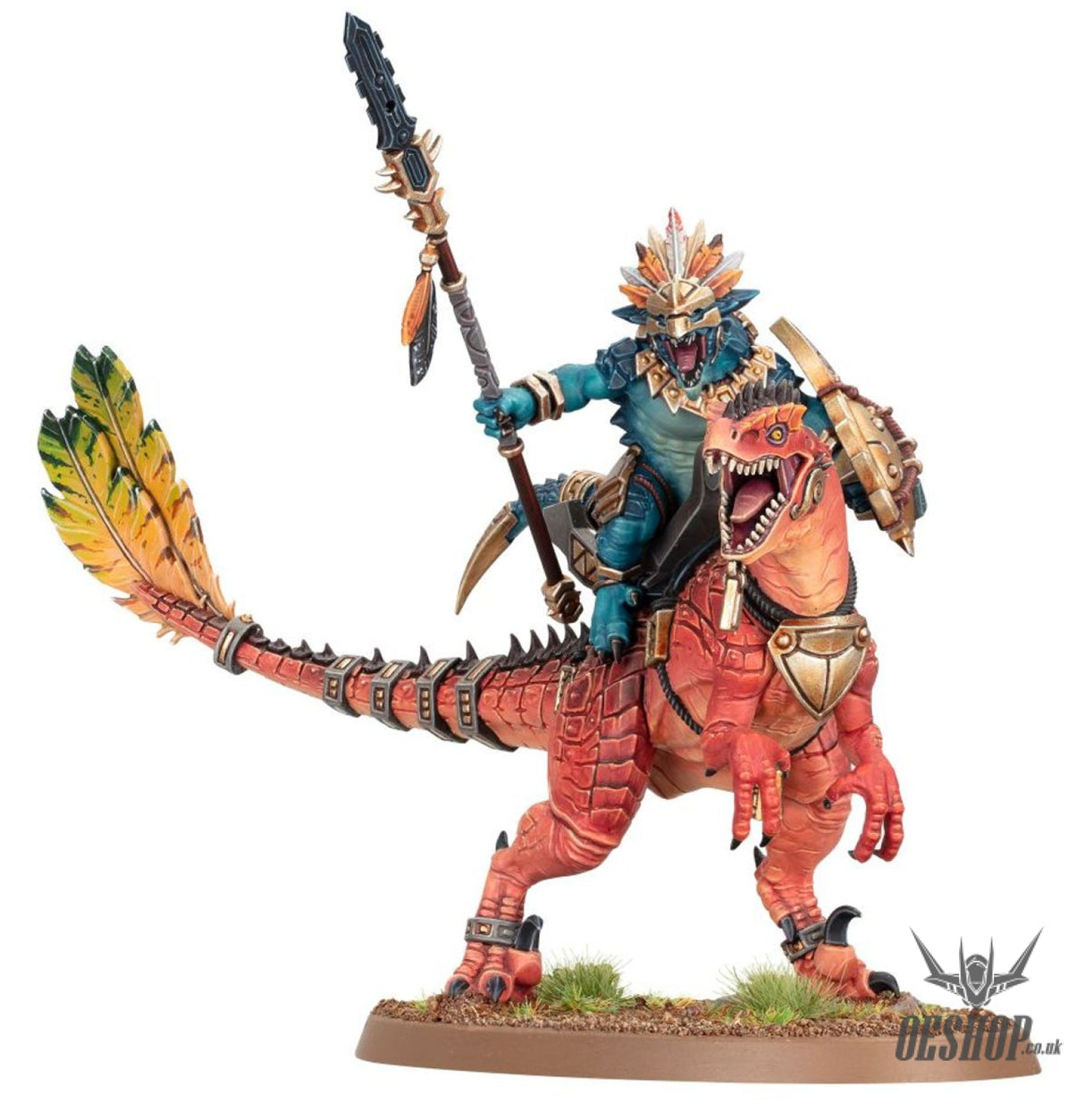 Warhammer Age Of Sigmar Seraphon: Aggradon Lancers 88-18 Tabletop Wargame