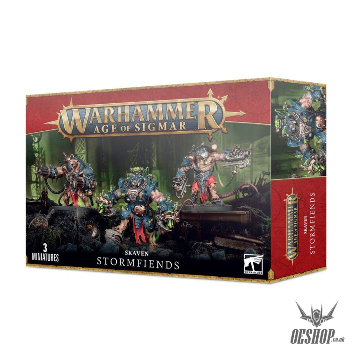 Warhammer Age Of Sigmar Skaven: Stormfiends 90-17 Tabletop Wargame