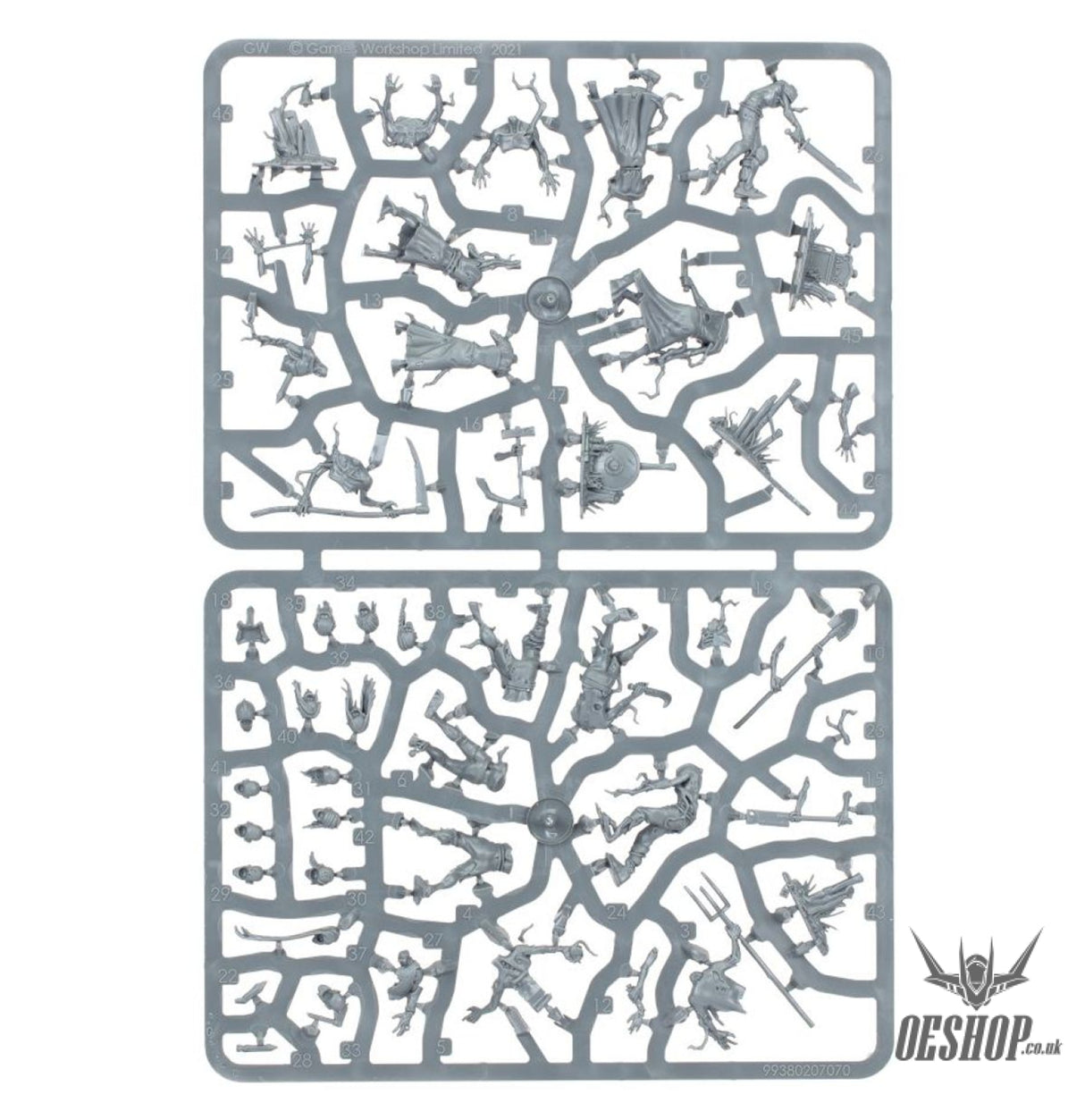 Warhammer Age Of Sigmar Soulblight Gravelords: Deadwalker Zombies 91-07 Tabletop Wargame