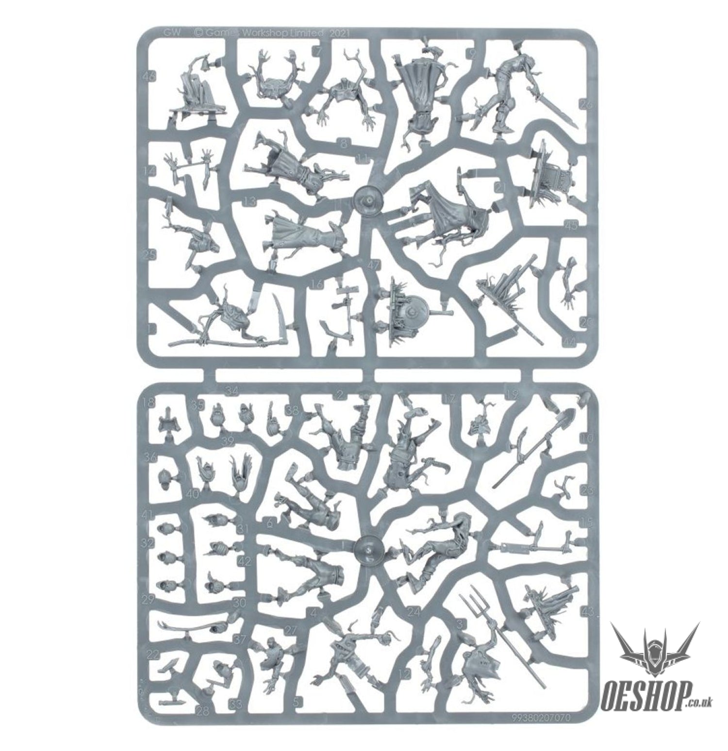 Warhammer Age Of Sigmar Soulblight Gravelords: Deadwalker Zombies 91-07 Tabletop Wargame