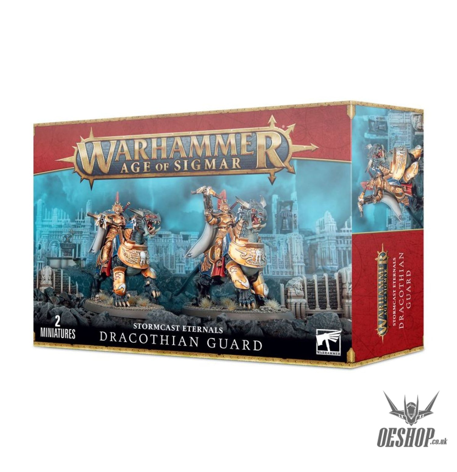 Warhammer Age Of Sigmar Stormcast Eternals: Dracothian Guard 96-24 Tabletop Wargame
