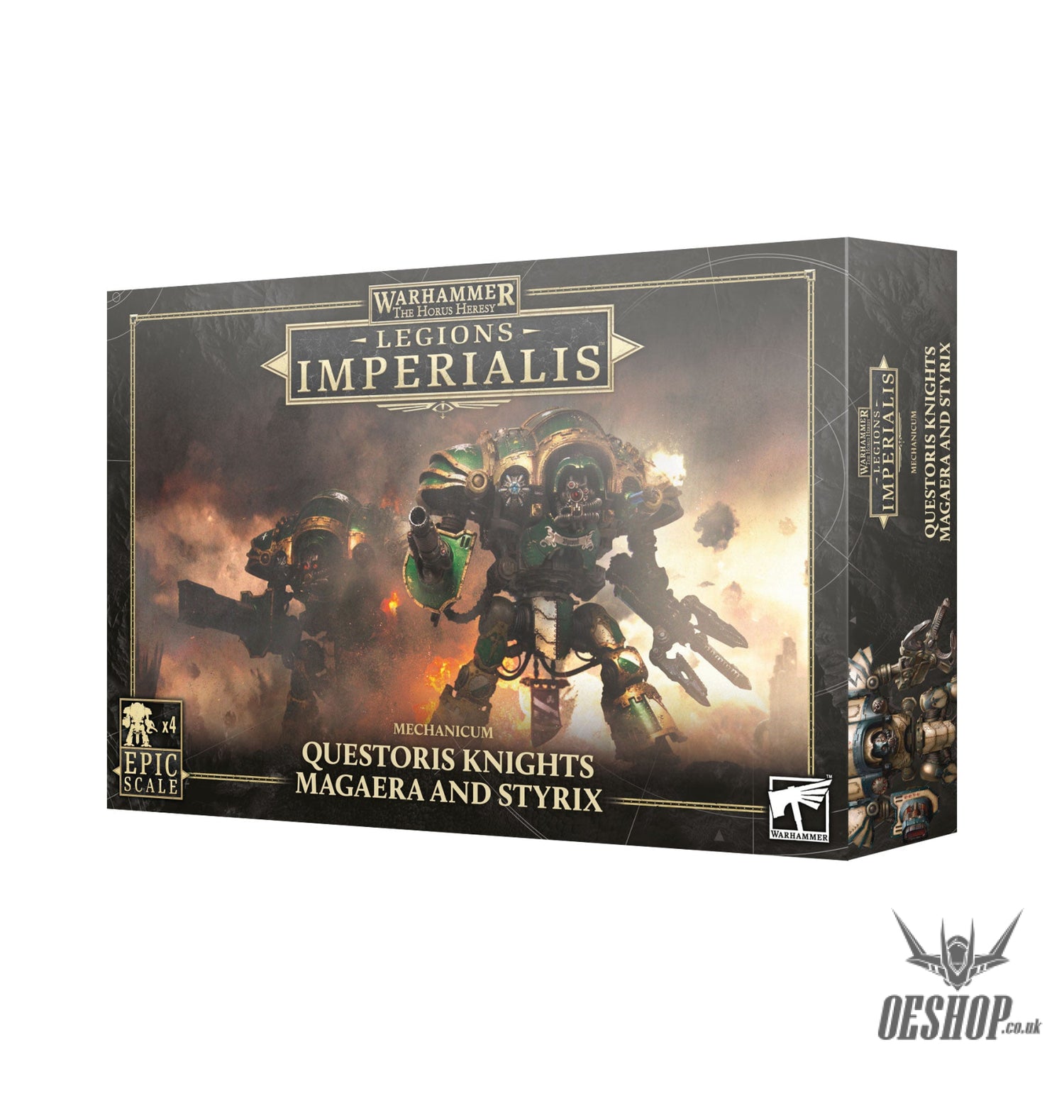 Warhammer The Horus Heresy Legions Imperialis: Mechanicum Questoris Knights Magaera and Styrix 03-88 Tabletop Wargame