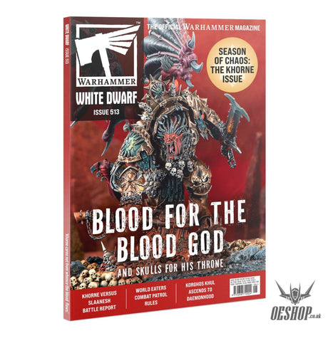 Warhammer White Dwarf Warhammer Magazine Issue 513 (Jun-25) WD06-60 (English) Tabletop Wargame