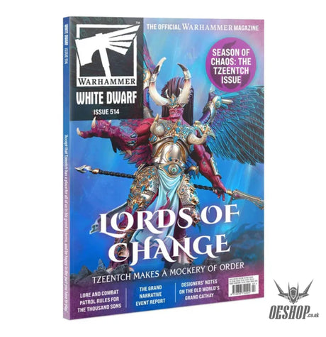 Warhammer White Dwarf Warhammer Magazine Issue 514 (July-25) WD07-25 (English) Tabletop Wargame
