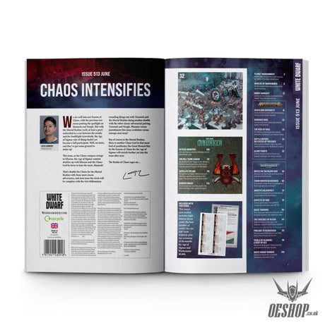 Warhammer White Dwarf Warhammer Magazine Tabletop Wargame