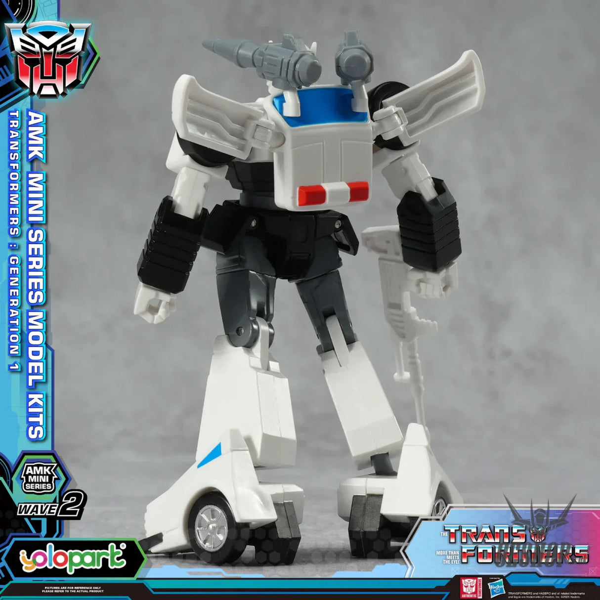 Yolopark Transformers Genration one Wave 2 Prowl Amk Mini Model Kit Scale Model Kits
