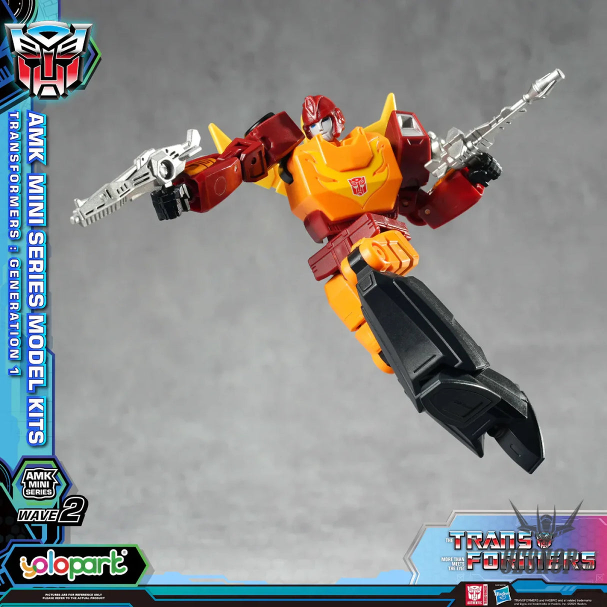 Yolopark Transformers Genration one Wave 2 Prowl Rodimus Prime Amk Mini Model Kit Scale Model Kits