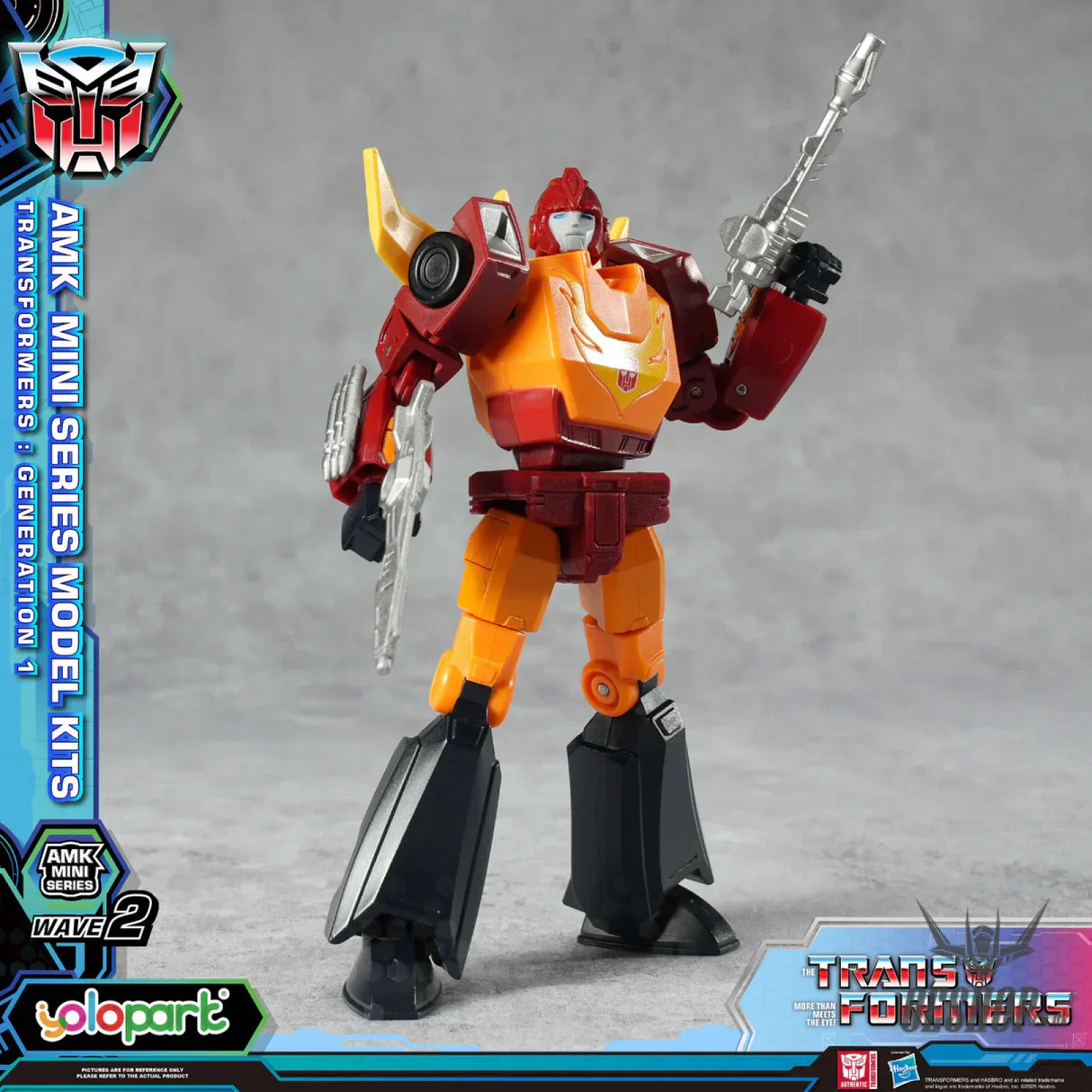 Yolopark Transformers Genration one Wave 2 Prowl Rodimus Prime Amk Mini Model Kit Scale Model Kits