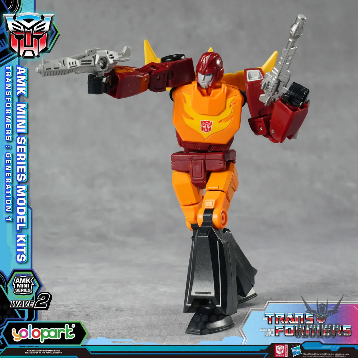 Yolopark Transformers Genration one Wave 2 Prowl Rodimus Prime Amk Mini Model Kit Scale Model Kits