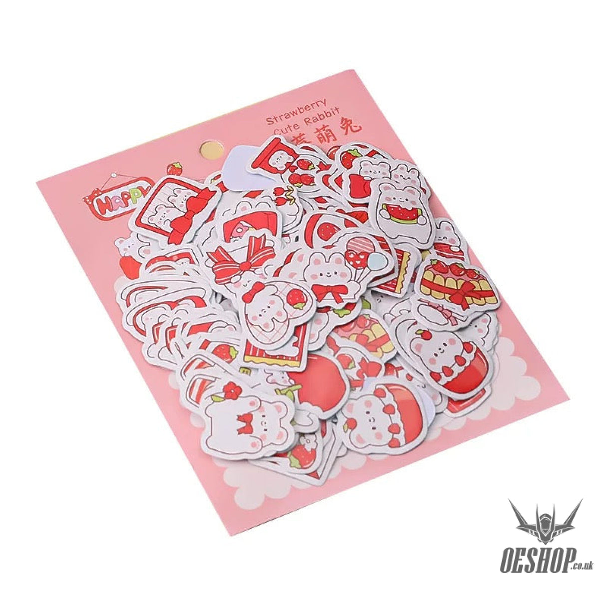 Yzyuezhen Cute Bear & Bunny Stickers (200 pieces) Sticker