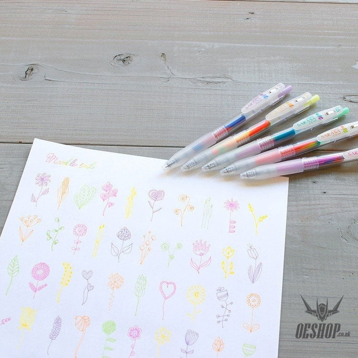 ZEBRA Mysterious Marble Ink 5 Color Set SARASA CLIP ZEBRA 7.99 OEShop