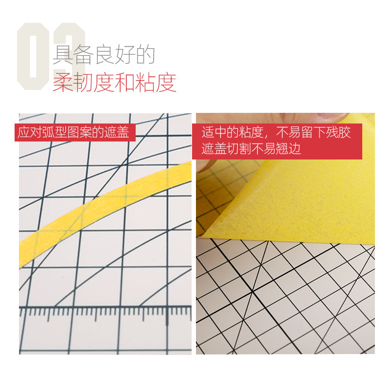 HobbyMio Flat Blank DIY Masking Sticker Size 21cm*14.5cm