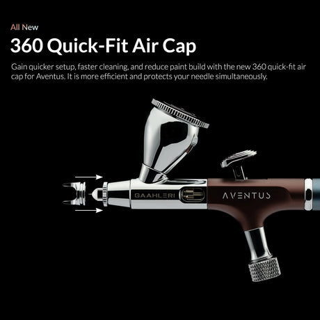 Gaahleri Ace Series Aventus Crimson Crown 0.2 & 0.4mm Airbrush