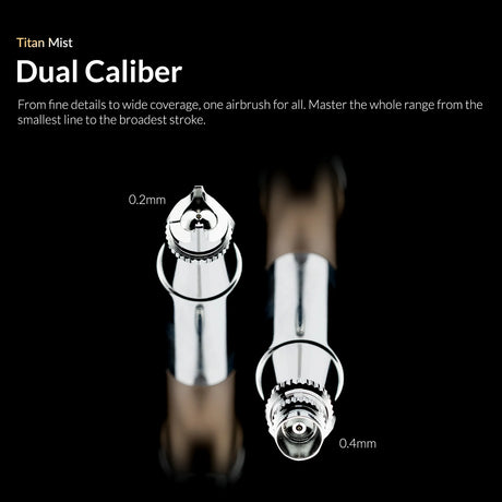 Gaahleri Ace Series Aventus Titan Mist 0.2 & 0.4mm Airbrush