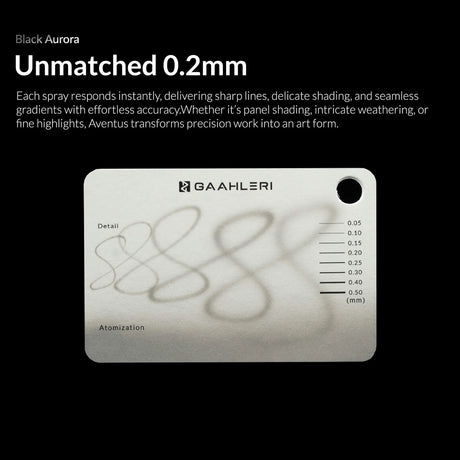 Gaahleri Ace Series Aventus Black Aurora 0.2 & 0.4mm Airbrush