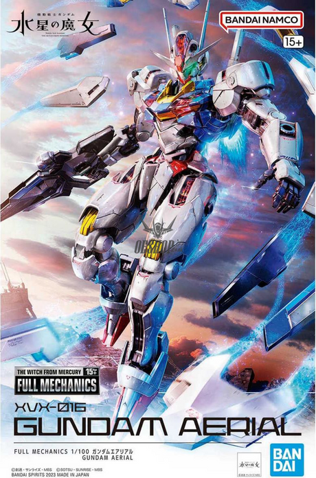 1/100 Full Mechanics The Witch From Mercury Gundam Aerial Scale Model Kits