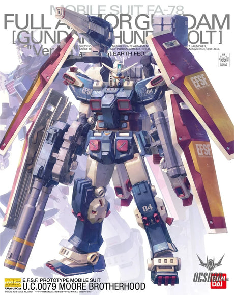 1/100 MG Full Armor Gundam Ver.Ka (GUNDAM THUNDERBOLT Ver.) Scale Model Kits