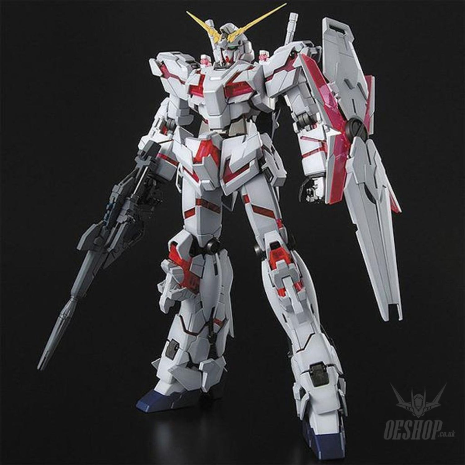 1/100 MG RX-0 Unicorn Gundam HD Color + MS Cage Screen Image Special Scale Model Kits