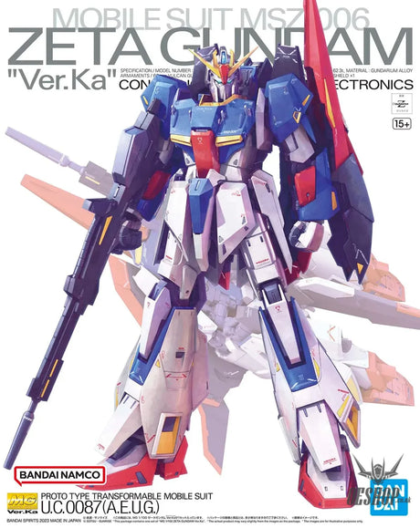 1/100 MG Zeta Gundam Ver.Ka Scale Model Kits