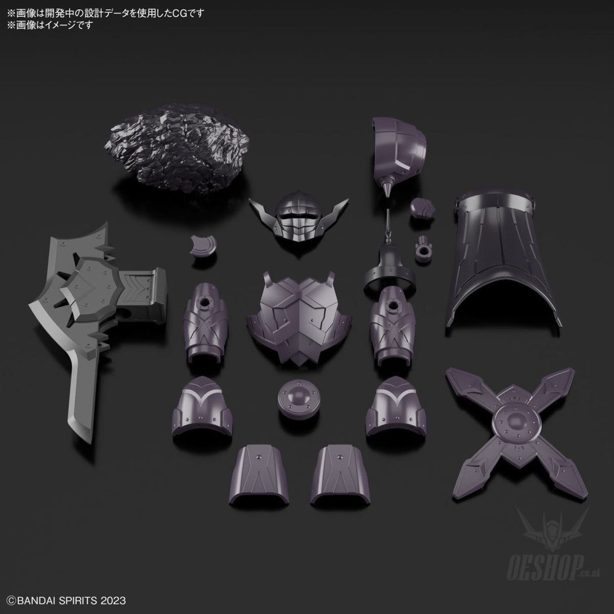 1/144 30 Minutes Fantasy 30MF A-08 Class Up Armor (Rosan Viking) Scale Model Kits