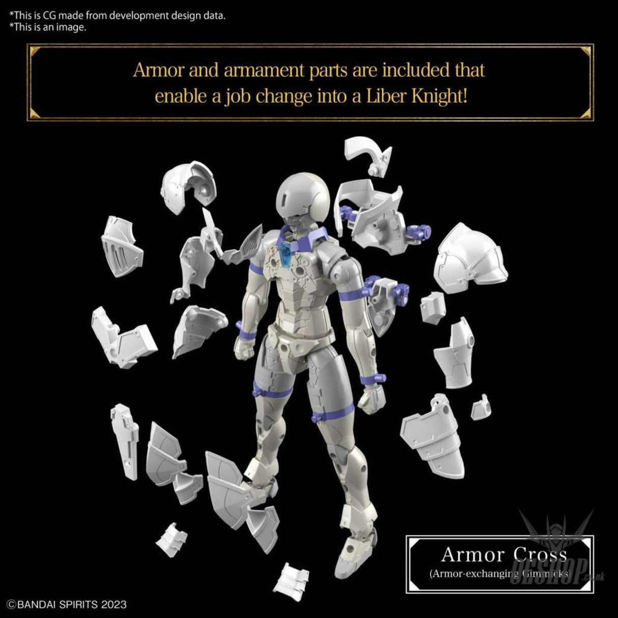 1/144 30 Minutes Fantasy 30MF Liber Holy Knight Scale Model Kits